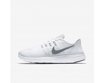 Chaussure Nike Flex 2017 Rn Pour Homme Running Blanc/Platine Pur/Gris Froid_NO. 898457-100