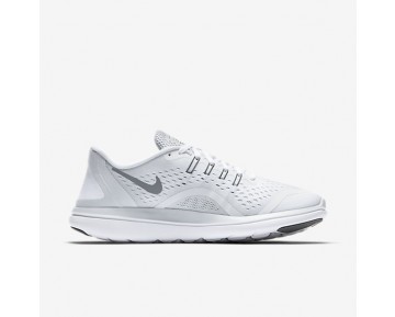 Chaussure Nike Flex 2017 Rn Pour Homme Running Blanc/Platine Pur/Gris Froid_NO. 898457-100