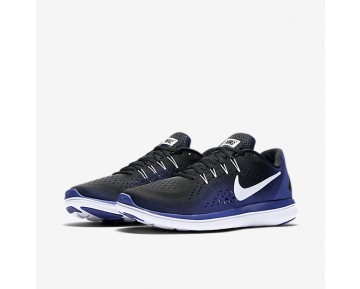 Chaussure Nike Flex 2017 Rn Pour Homme Running Noir/Bleu Royal Profond/Blanc_NO. 898457-004