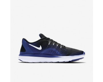Chaussure Nike Flex 2017 Rn Pour Homme Running Noir/Bleu Royal Profond/Blanc_NO. 898457-004