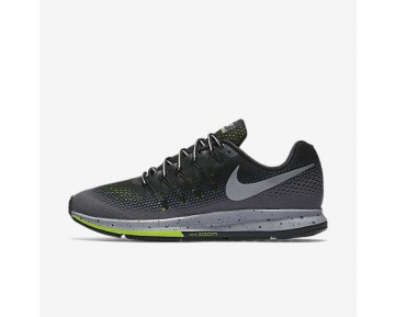 Chaussure Nike Air Zoom Pegasus 33 Shield Pour Homme Running Noir/Gris Foncé/Discret/Argent Métallique_NO. 849564-001