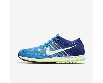 Chaussure Nike Zoom Flyknit Streak Pour Homme Running Bleu Rayonnant/Bleu Royal Profond/Vert Ombre/Blanc_NO. 835994-414