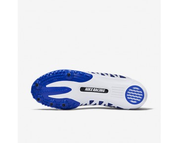 Chaussure Nike Zoom Maxcat 4 Pour Homme Running Blanc/Bleu Coureur/Noir_NO. 549150-100