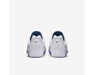 Chaussure Nike Zoom Maxcat 4 Pour Homme Running Blanc/Bleu Coureur/Noir_NO. 549150-100