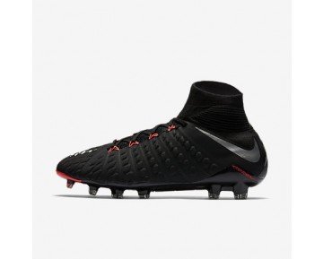 Chaussure Nike Hypervenom Phantom 3 Df Fg Pour Homme Football Noir/Noir/Anthracite/Argent Métallique_NO. 860643-001