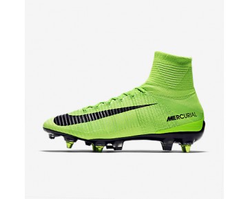 Chaussure Nike Mercurial Superfly V Dynamic Fit Sg-Pro Anti-Clog Pour Homme Football Vert Électrique/Vert Ombre/Blanc/Noir_NO. 889286-303