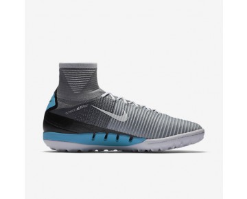 Chaussure Nike Mercurialx Proximo Ii Tf Pour Homme Football Gris Loup/Platine Pur/Bleu Laser/Blanc_NO. 831977-010