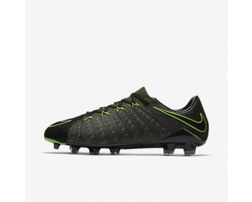 Chaussure Nike Hypervenom Phantom 3 Tech Craft Fg Pour Homme Football Noir/Séquoia/Vert Feuille De Palmier/Vert Électrique_NO. 852569-033