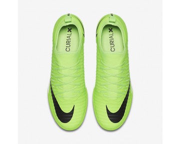 Chaussure Nike Mercurialx Finale Ii Ic Pour Homme Football Citron Flash/Blanc/Gomme Marron Clair/Noir_NO. 831974-301