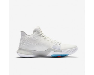 Chaussure Nike Kyrie 3 Pour Homme Basketball Ivoire/Beige Clair/Gris Pâle_NO. 852395-101