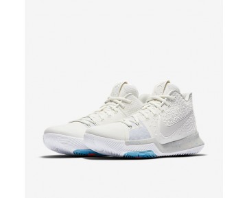 Chaussure Nike Kyrie 3 Pour Homme Basketball Ivoire/Beige Clair/Gris Pâle_NO. 852395-101