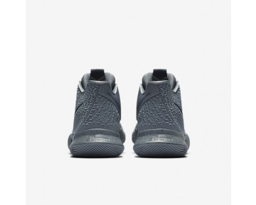 Chaussure Nike Kyrie 3 Pour Homme Basketball Gris Froid/Pure/Bleu Polarisé/Bleu Nuit Marine_NO. 852395-001