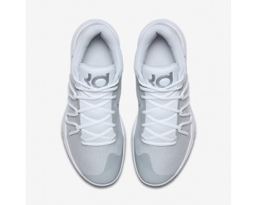 Chaussure Nike Kd Trey 5 V Pour Homme Basketball Blanc/Platine Pur/Chrome_NO. 897638-100