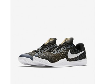 Chaussure Nike Kobe Mamba Instinct Pour Homme Basketball Noir/Gris Loup/Or Métallique/Blanc_NO. 852473-010