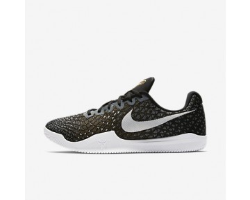 Chaussure Nike Kobe Mamba Instinct Pour Homme Basketball Noir/Gris Loup/Or Métallique/Blanc_NO. 852473-010