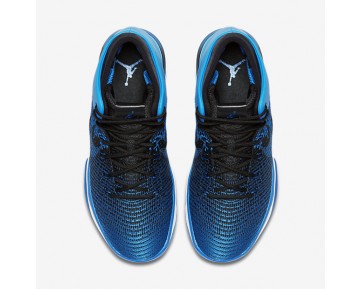 Chaussure Nike Air Jordan Xxxi Pour Homme Basketball Bleu Électrique/Noir/Blanc/Noir_NO. 845037-007