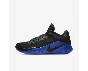 Chaussure Nike Hyperdunk 2016 Low Pour Homme Basketball Noir/Gris Foncé/Bleu Électrique_NO. 844363-040