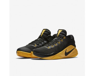 Chaussure Nike Hyperdunk 2016 Low Pour Homme Basketball Noir/Gris Foncé/Or Université_NO. 844363-070