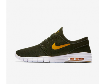 Chaussure Nike SB STEFAN JANOSKI MAX CHAUSSURE DE SKATEBOARD POUR HOMME Séquoia/Gomme marron clair/Orange_NO. 631303-389