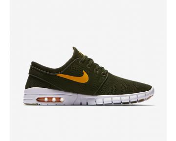 Chaussure Nike SB STEFAN JANOSKI MAX CHAUSSURE DE SKATEBOARD POUR HOMME Séquoia/Gomme marron clair/Orange_NO. 631303-389