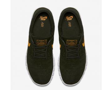 Chaussure Nike SB STEFAN JANOSKI MAX CHAUSSURE DE SKATEBOARD POUR HOMME Séquoia/Gomme marron clair/Orange_NO. 631303-389