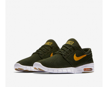 Chaussure Nike SB STEFAN JANOSKI MAX CHAUSSURE DE SKATEBOARD POUR HOMME Séquoia/Gomme marron clair/Orange_NO. 631303-389
