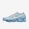 Chaussure Nike Air Vapormax Flyknit Pour Femme Running Bleu Glacier/Platine Pur/Blanc_NO. 849557-404